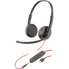 Poly Micro-casque stéréo Blackwire C3225 USB-C