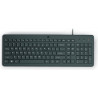 HP 150 WD KBD FR clavier Universel USB Noir