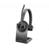 Poly Micro-casque Voyager 4310-M certifié Microsoft Teams USB-C + dongle BT700 + base de chargement