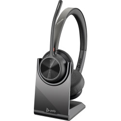 Poly Micro-casque stéréo USB-A Voyager 4320 UC + adaptateur USB-A BT700 + base de chargement