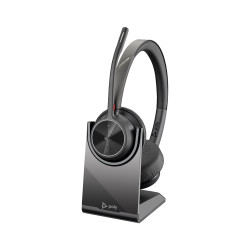 Poly Casque VOYAGER 4320-M certifié Microsoft Teams avec socle de charge