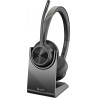 Poly Micro-casque Voyager 4320-M certifié Microsoft Teams + dongle BT700 + base de chargement