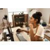 HP 450 WL BLK PROGRAMMABLE KBD clavier FR sans fil +USB Noir