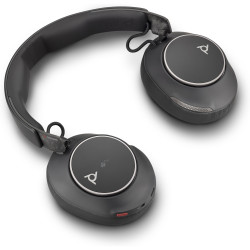 Poly Micro-casque Voyager Surround 80 UC USB-C certifié Microsoft Teams + adaptateur USB-C/A