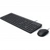 HP 150 WIRED MOUSE/KB COMBO FR clavier Souris incluse USB Noir