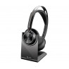 POLY Micro-casque Voyager Focus 2-M Certifié Microsoft Teams avec base de chargement