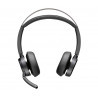 POLY Micro-casque Voyager Focus 2-M Certifié Microsoft Teams avec base de chargement