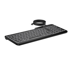 HP STORE 3PL clavier Bureau USB Noir