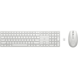 HP 650 WRLS KB/MSE COMBO WHT FR clavier Souris incluse Maison RF sans fil Blanc