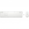 HP 650 WRLS KB/MSE COMBO WHT FR clavier Souris incluse Maison RF sans fil Blanc
