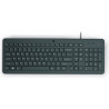 HP 150 WD KBD FR clavier Universel USB Noir