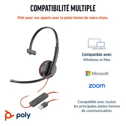 Poly Micro-casque monaural...