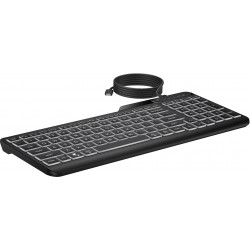 HP STORE 3PL clavier Bureau USB Noir