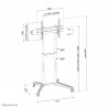 Neomounts FL50-540BL1 Support au sol mobile pour écran 37-70"
