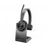 Poly Micro-casque monaural Voyager 4310 UC + adaptateur USB-A BT700 + base de chargement