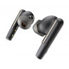 Poly Écouteurs noir charbon Voyager Free 60 UC M +adaptateur USB-C BT700 + étui de charge de base