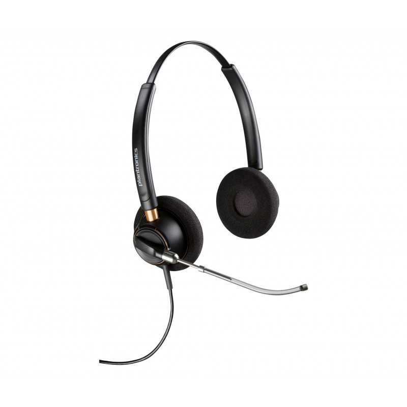 Poly Micro-casque binaural EncorePro 520V VoiceTube + fonction Quick Disconnect