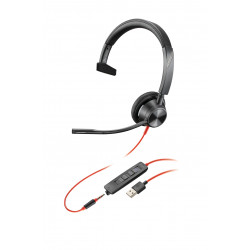 POLY Blackwire 3315-M Microsoft Teams Certified USB-A + 3.5mm Mono Headset