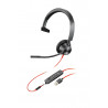 POLY Blackwire 3315-M Microsoft Teams Certified USB-A + 3.5mm Mono Headset