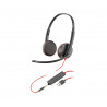 Poly Micro-casque stéréo USB-A Blackwire 3225 (lot)
