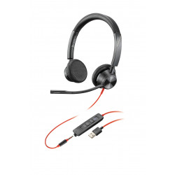 POLY Blackwire 3325-M Microsoft Teams Certified USB-A + 3.5mm Stereo Headset