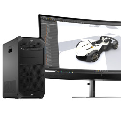HP Z4 G5 Intel® Xeon® W w3-2423 32 Go DDR5-SDRAM 1 To SSD Windows 11 Pro Tower Station de travail AI Workstation Noir