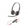 Poly Micro-casque stéréo Blackwire C3225 USB-C