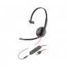 POLY Micro-casque monaural USB-A Blackwire 3215 (lot)