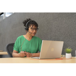 Poly Micro-casque Blackwire 8225 stéréo USB-C certifié Microsoft Teams + adaptateur USB-C/A