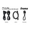 iiyama ProLite Écran plat de signalisation numérique 108 cm (42.5") LCD Wifi 500 cd/m² 4K Ultra HD Noir Intégré dans le pr