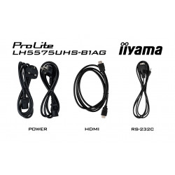 iiyama LH5575UHS-B1AG Écran d'affichage dynamique Écran plat de signalisation numérique 138,7 cm (54.6") LCD Wifi 500 cd/m²