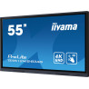 iiyama TE5512MIS-B3AG Écran d'affichage dynamique En forme de kiosk 139,7 cm (55") LCD Wifi 400 cd/m² 4K Ultra HD Noir Écran