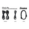 iiyama TE5512MIS-B3AG Écran d'affichage dynamique En forme de kiosk 139,7 cm (55") LCD Wifi 400 cd/m² 4K Ultra HD Noir Écran