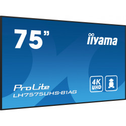 iiyama LH7575UHS-B1AG Écran d'affichage dynamique Écran plat de signalisation numérique 190,5 cm (75") LCD Wifi 500 cd/m² 4