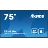 iiyama LH7575UHS-B1AG Écran d'affichage dynamique Écran plat de signalisation numérique 190,5 cm (75") LCD Wifi 500 cd/m² 4