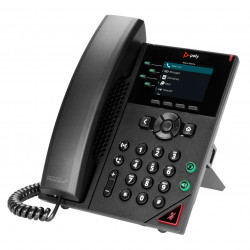 Poly Téléphone IP VVX 250 à 4 lignes et compatible PoE