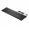 HP PAV WIRED KEYBOARD 300 EN clavier Bureau USB Noir