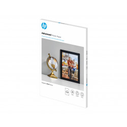 HP Papier photo à finition glacée Advanced, 250 g/m2, A4 (210 x 297 mm), 25 feuilles