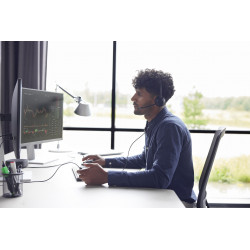 Poly Micro-casque EncorePro 320 binaural avec fonction Quick Disconnect TAA