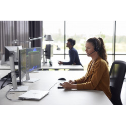 Poly Micro-casque EncorePro 525 Certifié pour Microsoft Teams Stéréo avec USB-A