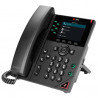 Poly Téléphone IP VVX 350 à 6 lignes et compatible PoE