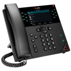 Poly Téléphone IP VVX 450 à 12 lignes et compatible PoE