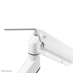 Neomounts NM-D775WHITEPLUS Support d'écran à fixer 10-49" - ressort à gaz - Topfix - arrêt 180°