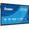 iiyama PROLITE TE8614MIS-B2AG Écran plat de signalisation numérique 2,18 m (86") LCD Wifi 435 cd/m² 4K Ultra HD Noir Écran 