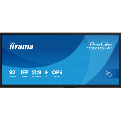 iiyama TE9218UWI-B1AG affichage de messages Écran plat interactif 2,32 m (91.5") LED Wifi 500 cd/m² 5K Ultra HD Noir Écran t