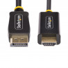 StarTech.com Câble Adaptateur DisplayPort vers HDMI de 2m, 4K 60Hz avec HDR, Adaptateur DP vers HDMI 2.0b, Convertisseur Vidé