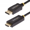 StarTech.com Câble Adaptateur DisplayPort vers HDMI de 2m, 4K 60Hz avec HDR, Adaptateur DP vers HDMI 2.0b, Convertisseur Vidé
