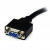 StarTech.com Câble adaptateur DVI vers VGA de 20cm - Convertisseur DVI-I vers HD15 - M/F