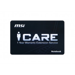MSI 957-1XXXXE-007 extension de garantie et support 1 licence(s) 1 année(s)