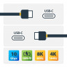 StarTech.com Câble USB C 10Gbps 1m - Certifié USB-IF - Câble USB 3.1/3.2 Gen 1 Type-C - Alimentation 100W (5A) Power Deliver